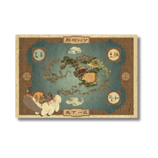 The Four Nations Map